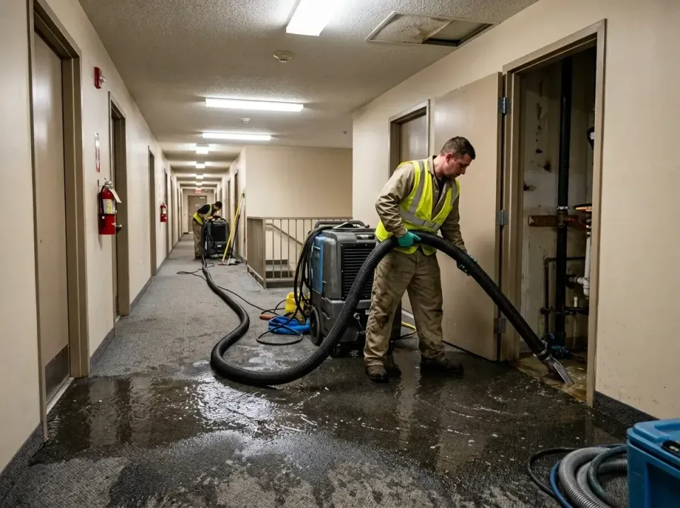 multi-unit-apartment-hallway-f-005 — frequently asked questions, Emergency Burst Pipe Water Extraction & Removal in Bossier…